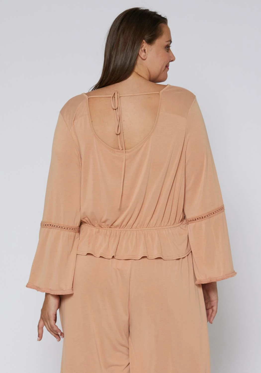 Nurode Fringe Cuff Bell Sleeve Top 4 Nurode Fringe Cuff Bell Sleeve Top - Image 4