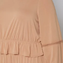 Nurode Fringe Cuff Bell Sleeve Top 11 Nurode Fringe Cuff Bell Sleeve Top -Radiant Drape Sales 2003578 304 5