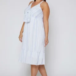 Nurode Tie Front Hem Midi Dress 7 Nurode Tie Front Hem Midi Dress -Radiant Drape Sales 2003583 312 2