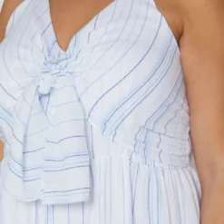 Nurode Tie Front Hem Midi Dress 9 Nurode Tie Front Hem Midi Dress -Radiant Drape Sales 2003583 312 4