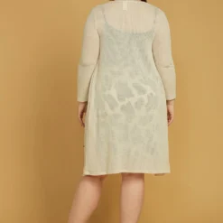 Asoph Plus Size Open Front Long Knit Cardigan -Radiant Drape Sales 2005524 204 3