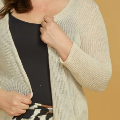 Asoph Plus Size Open Front Long Knit Cardigan -Radiant Drape Sales 2005524 204 4