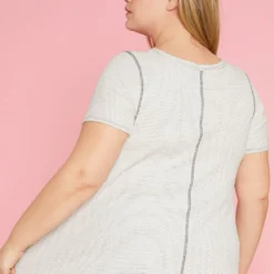 Asoph Plus Size Soft Stripe Top 6 Asoph Plus Size Soft Stripe Top -Radiant Drape Sales 2005557 001 2