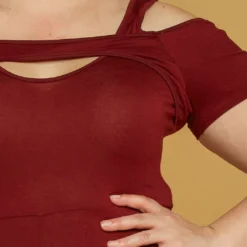 Asoph Plus Size Keyhole Front Slit Hem Maxi Dress -Radiant Drape Sales 2005616 111 4