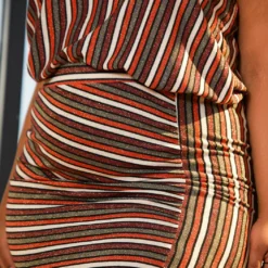 Pleione Plus Size Gathered Multi Print Multi Skirt -Radiant Drape Sales 2006652 128 4