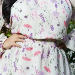 Pleione Plus Size Smocked Waist Ruffle Chiffon Dress -Radiant Drape Sales 2006667 102 4