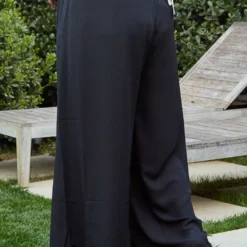 Pleione Plus Size Tassel Drawstring Palazzo Pants -Radiant Drape Sales 2006675 001 4