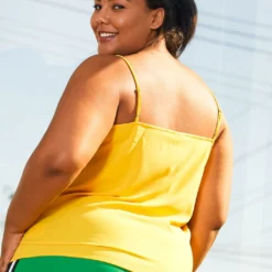 Pleione Plus Size Womens Petal Edged Cami Blouse 6 Pleione Plus Size Womens Petal Edged Cami Blouse -Radiant Drape Sales 2006684 105 3