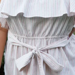 Pleione Plus Size Ruffle Empire Tie Waist Sun Dress -Radiant Drape Sales 2006715 119 4