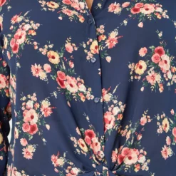 Pleione Plus Size Button Up Blouse -Radiant Drape Sales 2007158 117 4