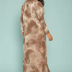 Asoph Plus Size Long Coat Tie Dye Cardigan -Radiant Drape Sales 2007449 106 3