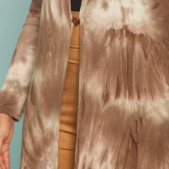 Asoph Plus Size Long Coat Tie Dye Cardigan -Radiant Drape Sales 2007449 106 4