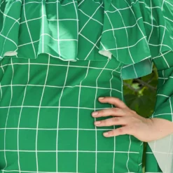 Asoph Plus Size Off Shoulder Grid Print Shift Dress 7 Asoph Plus Size Off Shoulder Grid Print Shift Dress -Radiant Drape Sales 2007458 103 4