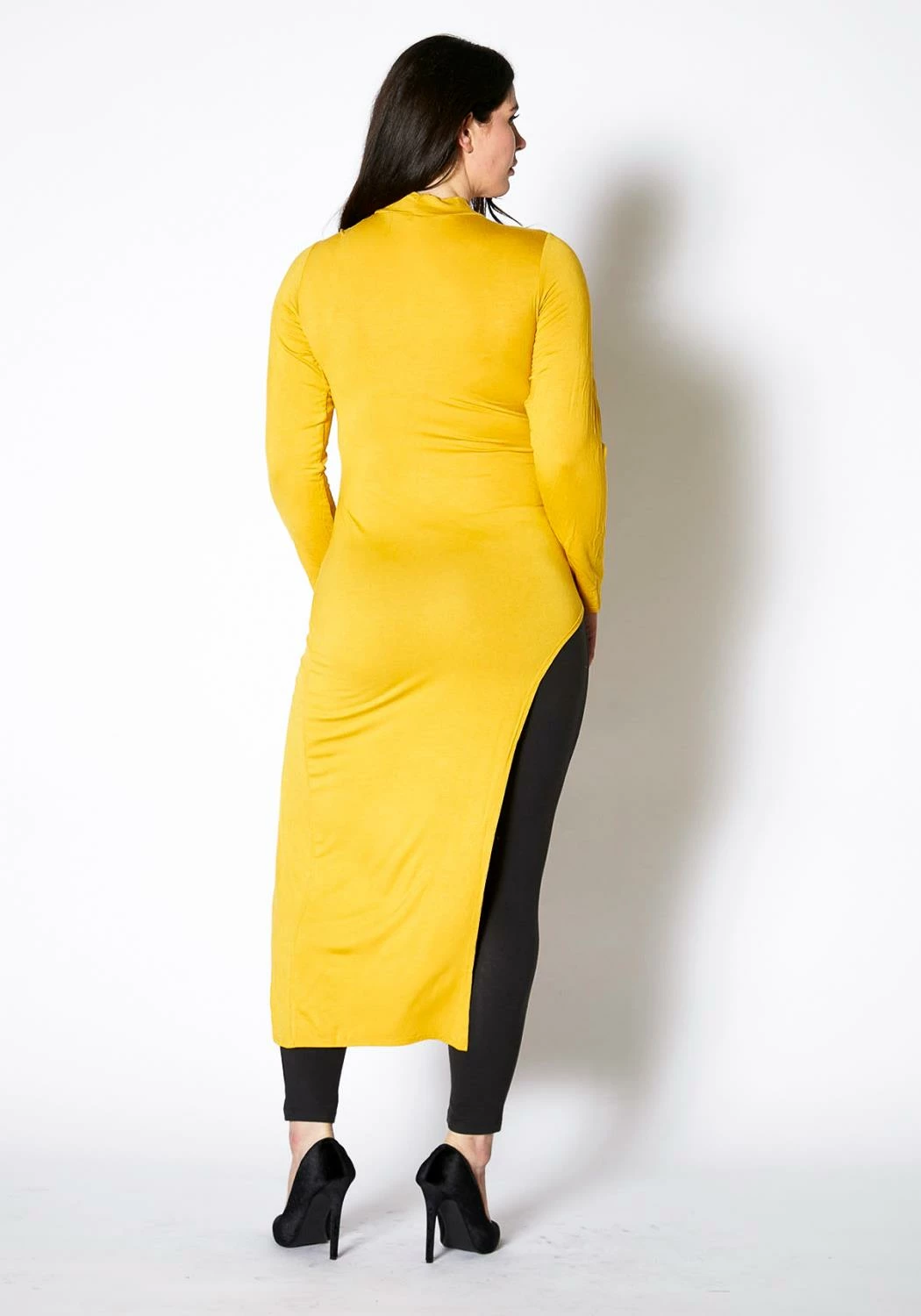 Asoph Plus Size Asymmetric High Low Fashion Top 4 Asoph Plus Size Asymmetric High Low Fashion Top - Image 4