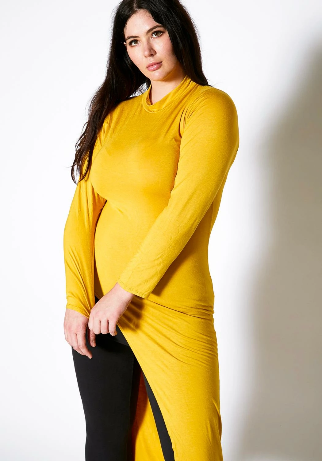 Asoph Plus Size Asymmetric High Low Fashion Top 1 Asoph Plus Size Asymmetric High Low Fashion Top