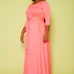 Asoph Plus Size Womens Classic Knot Front Maxi Dress 9 Asoph Plus Size Womens Classic Knot Front Maxi Dress -Radiant Drape Sales 2009066 004 4