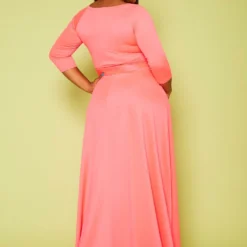 Asoph Plus Size Womens Classic Knot Front Maxi Dress 10 Asoph Plus Size Womens Classic Knot Front Maxi Dress -Radiant Drape Sales 2009066 004 5