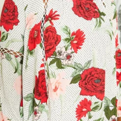 Asoph Curvy Womens Floral Casual Blouse -Radiant Drape Sales 2009677 002 4