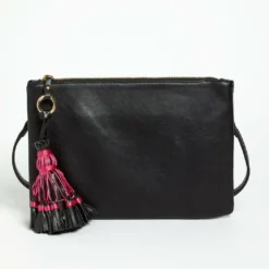 Montier Tassel Crossbody Clutch Bag