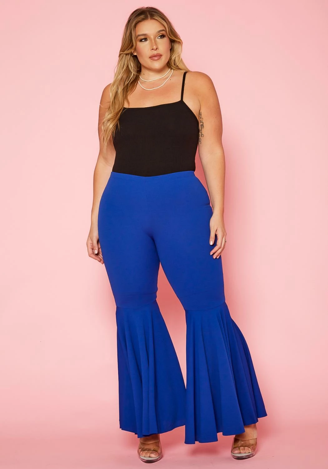 Plus Size Bell Bottom Flared Pants 1 Plus Size Bell Bottom Flared Pants