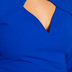 Asoph Plus Size Keyhole Front Long Sleeve Mini Dress 9 Asoph Plus Size Keyhole Front Long Sleeve Mini Dress -Radiant Drape Sales 2011092 188 2