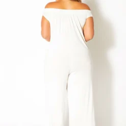 Bellatrix Plus Size Off Shoulder Wide Leg Jumpsuit 6 Bellatrix Plus Size Off Shoulder Wide Leg Jumpsuit -Radiant Drape Sales 2011155 002 2