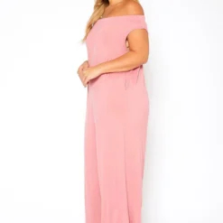Bellatrix Plus Size Off Shoulder Wide Leg Jumpsuit 7 Bellatrix Plus Size Off Shoulder Wide Leg Jumpsuit -Radiant Drape Sales 2011155 186 2