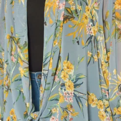 Pleione Plus Size Floral Tie Front Blouse -Radiant Drape Sales 2011295 205 3