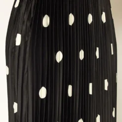 Pleione Plus Size Pleated Polkadot Midi Skirt -Radiant Drape Sales 2011311 172 3