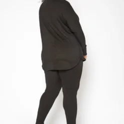 Asoph Plus Size Chill In Mock Neck Sweater & Leggings Set 9 Asoph Plus Size Chill In Mock Neck Sweater & Leggings Set -Radiant Drape Sales 2011535 001 3