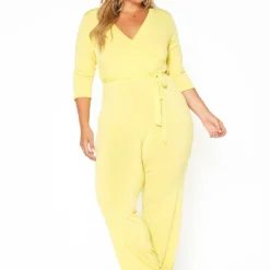 Asoph Plus Size Fancy V Neck Flare Jumpsuit -Radiant Drape Sales 2011574 105 1