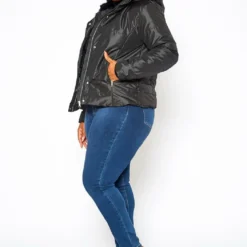 Asoph Plus Size Faux Fur Padded Coat -Radiant Drape Sales 2011853 001 3