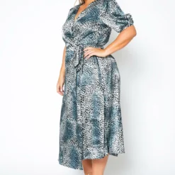 Pleione Plus Size Satin Leopard Wrap Maxi Dress -Radiant Drape Sales 2012140 375 1