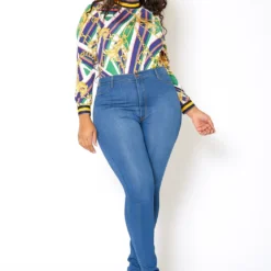 Vibrant Plus Size High Waisted Everyday Skinny Denim Jean -Radiant Drape Sales 2013644 938 1