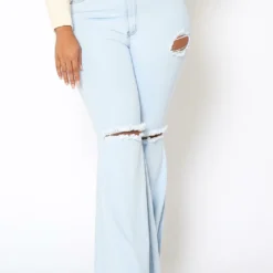 Vibrant Plus Size Womens Bold Flare Hem Denim Jean 7 Vibrant Plus Size Womens Bold Flare Hem Denim Jean -Radiant Drape Sales 2013651 940 0