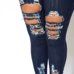 Vibrant Plus Size Ankle Distressed Favorite Mid Rise Jeans 9 Vibrant Plus Size Ankle Distressed Favorite Mid Rise Jeans -Radiant Drape Sales 2013661 939 4