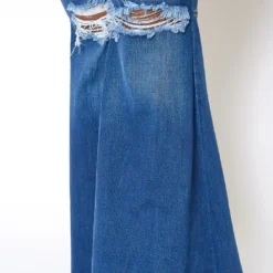 Vibrant Plus Size Knee Distressed Retro Bell Bottom Jean 9 Vibrant Plus Size Knee Distressed Retro Bell Bottom Jean -Radiant Drape Sales 2013666 938 3