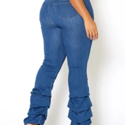 Asoph Plus Size Womens Ankle Scrunched Denim Jeans -Radiant Drape Sales 2013668 939 2