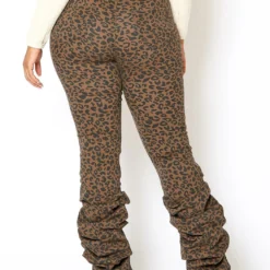 Vibrant Plus Size Womens Leopard Ankle Scrunched Jean 8 Vibrant Plus Size Womens Leopard Ankle Scrunched Jean -Radiant Drape Sales 2013669 361 1