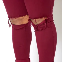 Vibrant Mid Rise Knee Distressed Plus Size Skinny Jean -Radiant Drape Sales 2013673 111 3