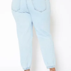 Vibrant Plus Size Light Wash Destroyed Boyfriend Jeans 8 Vibrant Plus Size Light Wash Destroyed Boyfriend Jeans -Radiant Drape Sales 2013677 938 4