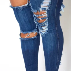 Vibrant Plus Size Front & Back Distress Hem Jean -Radiant Drape Sales 2013679 938 3