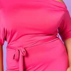 Asoph Plus Size Cold Shoulder Straight Leg Jumpsuit 9 Asoph Plus Size Cold Shoulder Straight Leg Jumpsuit -Radiant Drape Sales 2013795 006 5