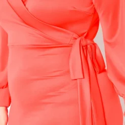 Asoph Plus Size Neon Wrap Party Dress -Radiant Drape Sales 2014098 544 4