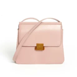 Simply Chic Matte Pink Crossbody Bag