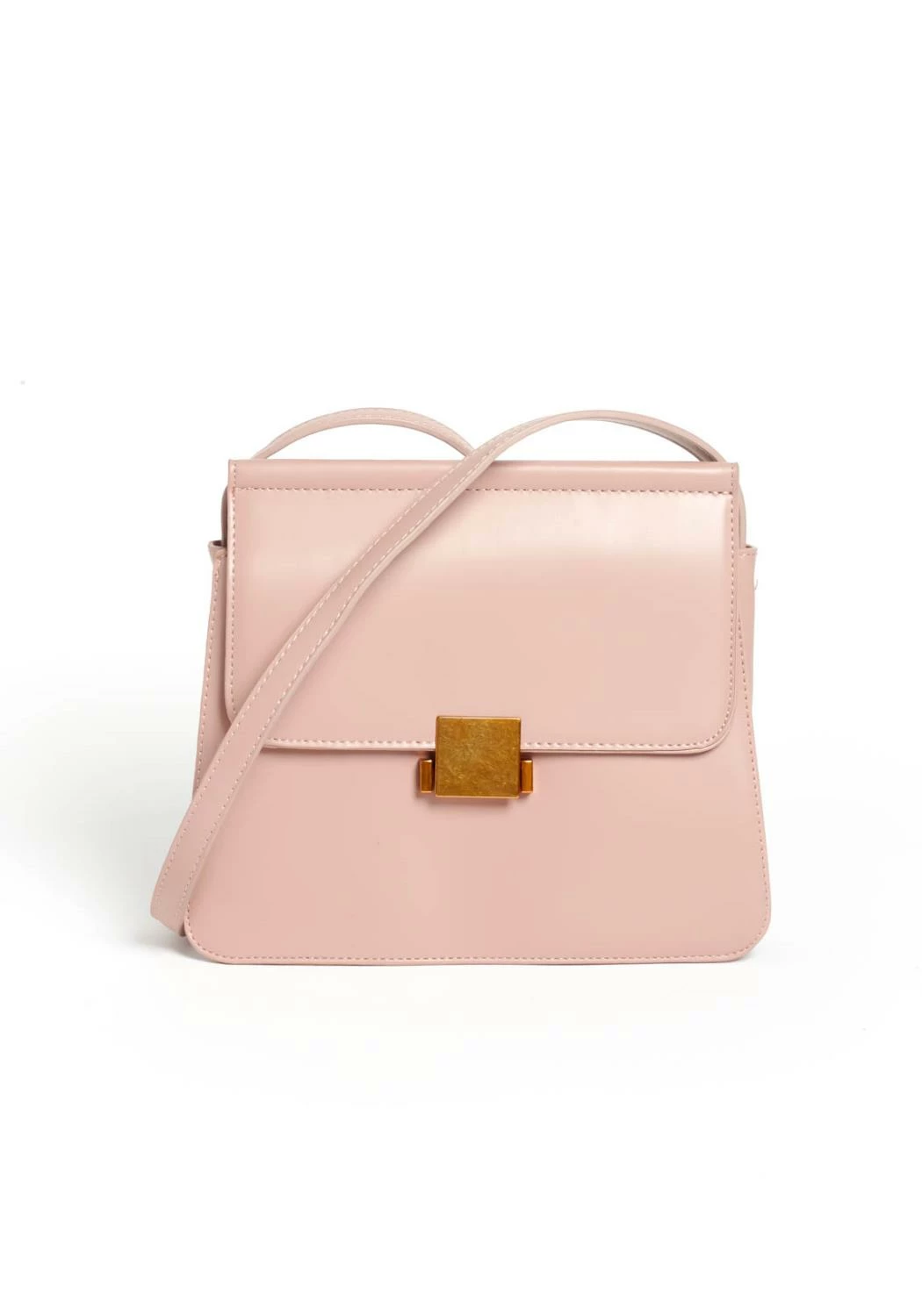 Simply Chic Matte Pink Crossbody Bag 1 Simply Chic Matte Pink Crossbody Bag