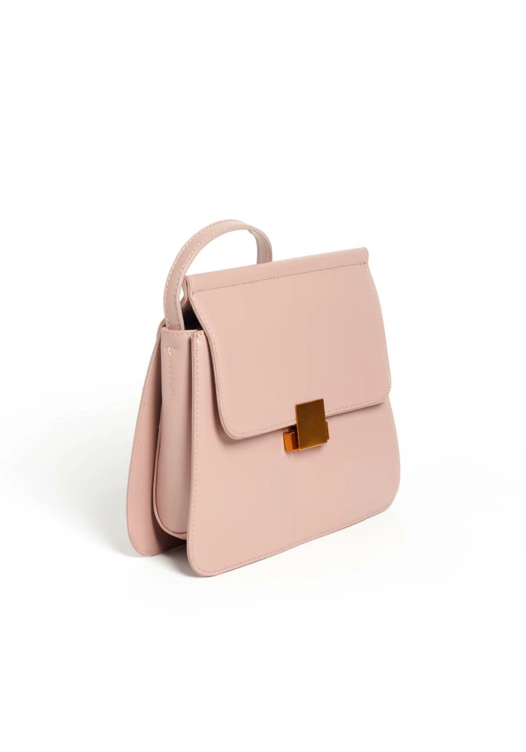 Simply Chic Matte Pink Crossbody Bag 2 Simply Chic Matte Pink Crossbody Bag - Image 2