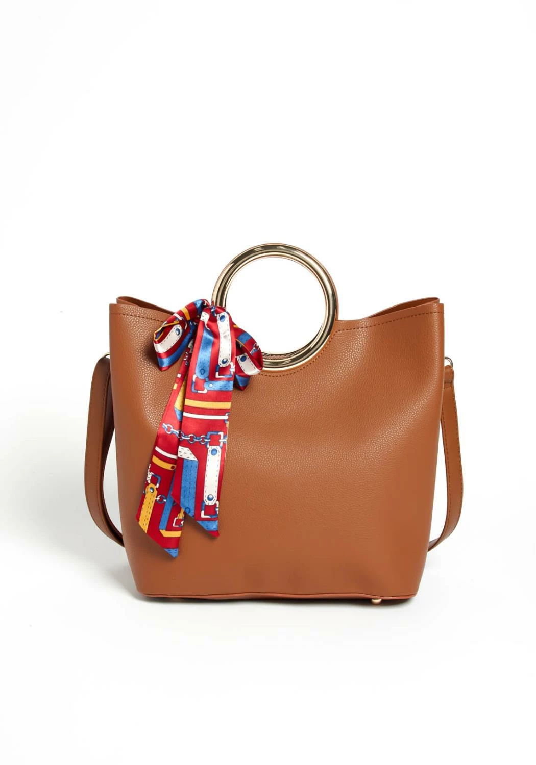 Daytime Cabana Handkerchief Detailed Brown Purse 1 Daytime Cabana Handkerchief Detailed Brown Purse