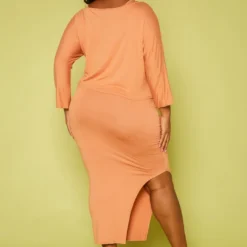 Plus Size Shirt & Tank Maxi Dress Set 8 Plus Size Shirt & Tank Maxi Dress Set -Radiant Drape Sales 2014392 002 3