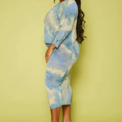 Plus Size Tie Dye Sweatshirt & Midi Dress Set -Radiant Drape Sales 2014488 001 2